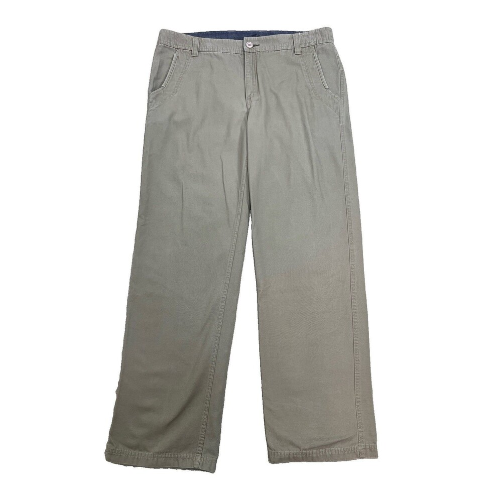 Horny Toad & Co Mens 36x32 Tan Khaki Organic Cotton Chino Pants Straight Leg